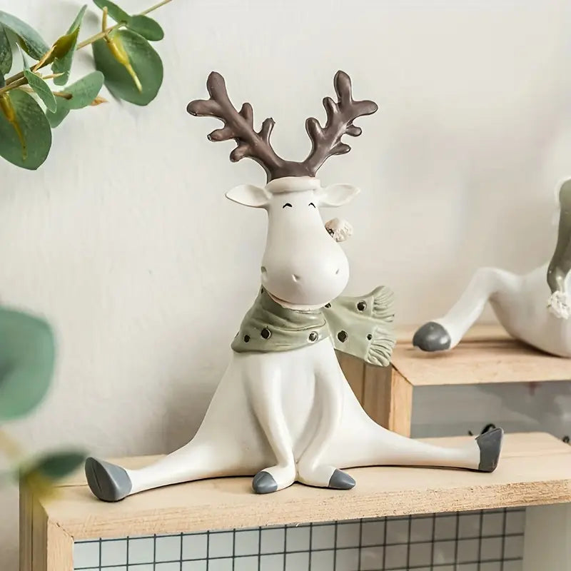 FrostyElk - Holiday Reindeer Figurine