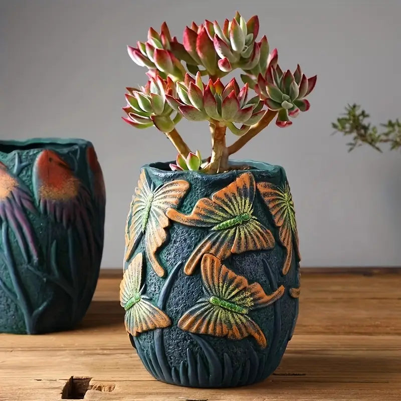 artisan plant pots Enchanted Garden Artisan Planters