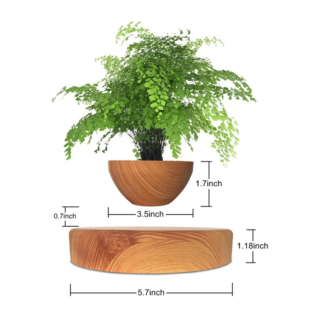 magnetic levitating plant pot The LeviPlantPot