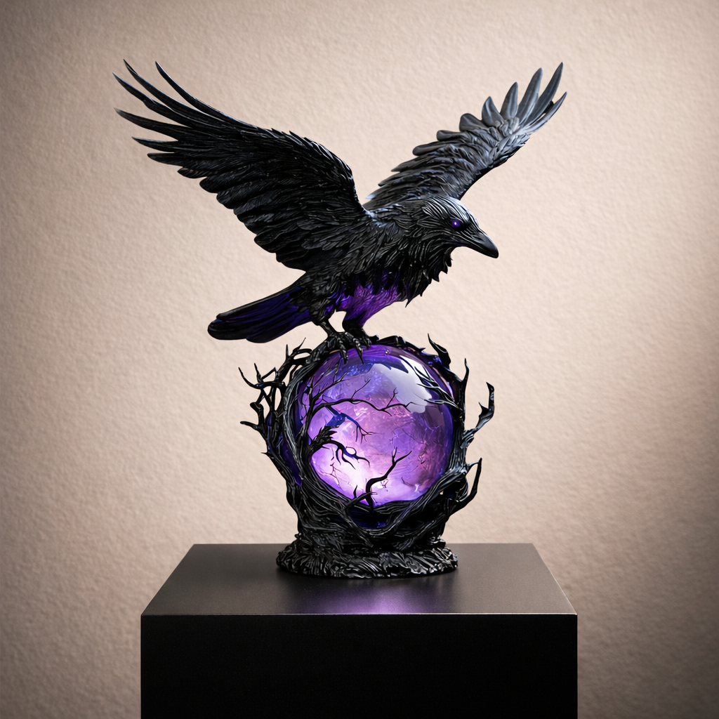 Nocturne™ – Raven Orb Lamp – Lily & Eden