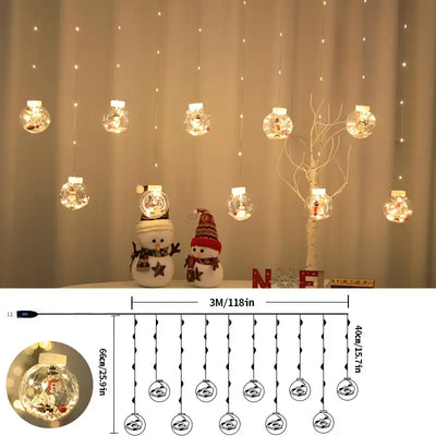 GlimmerGlobe™ - Christmas LED String Lights