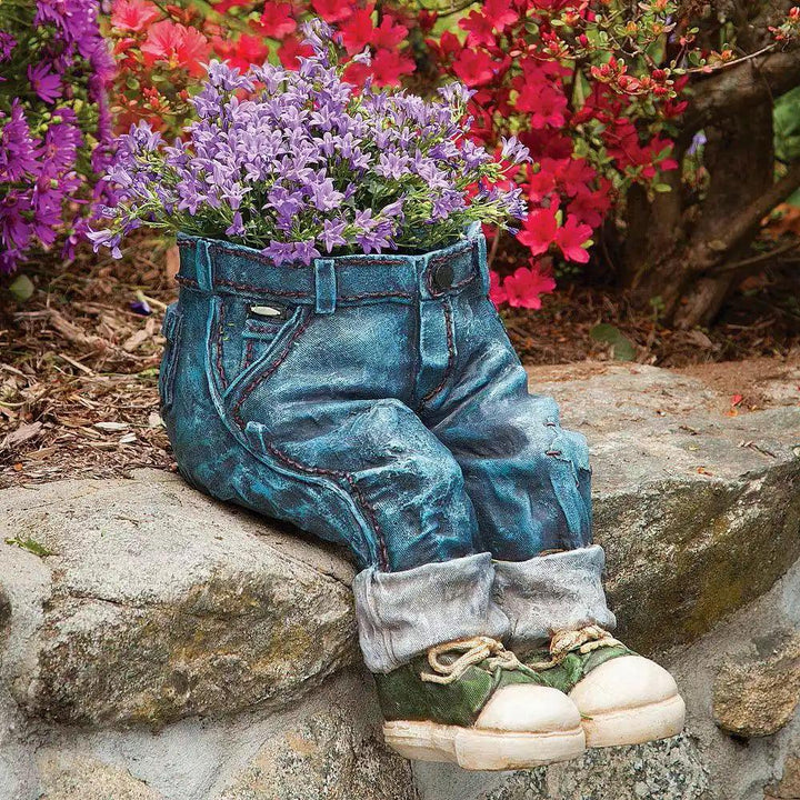 denim plant pots Retro Denim - Garden Planter