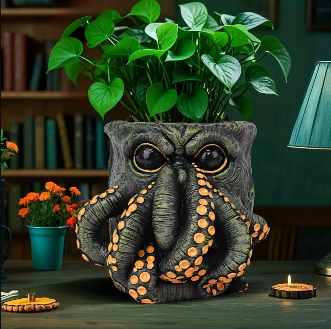 octopus planter pot Cthulhu’s Bloom