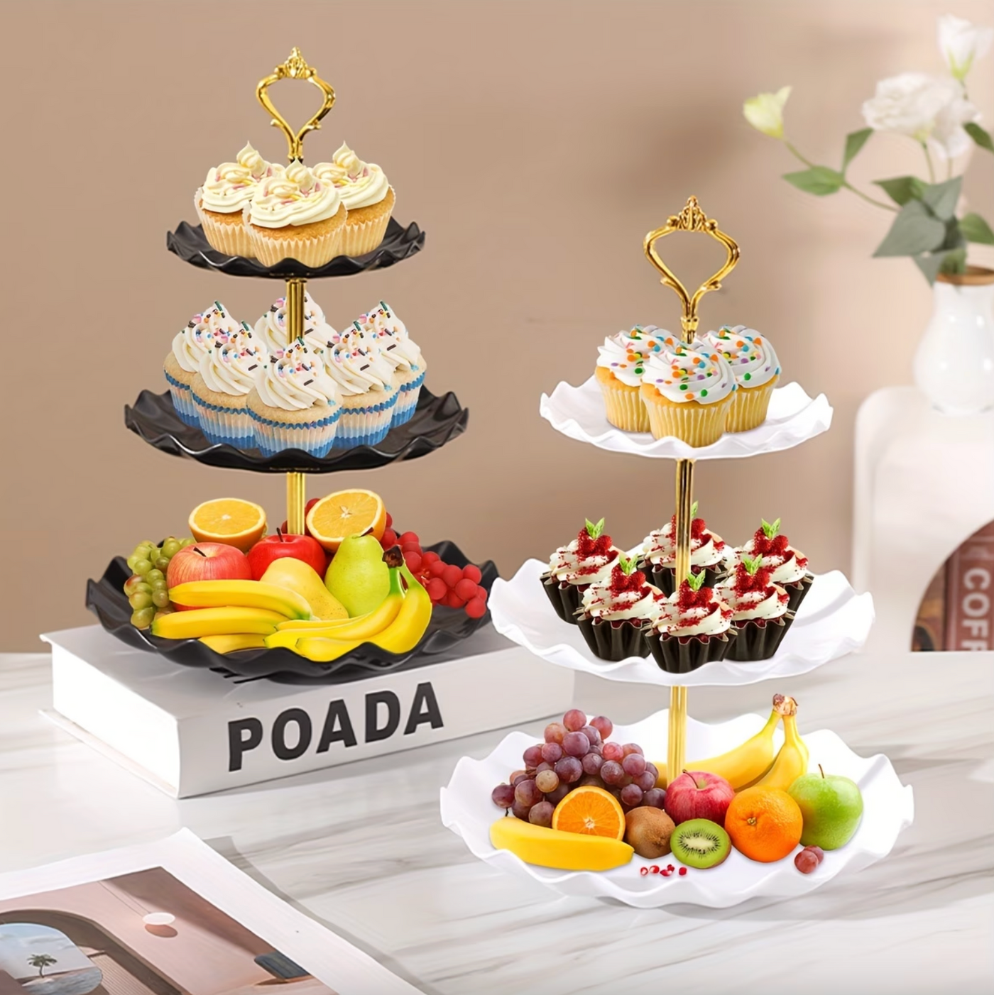 Servéa™ – Elegant Tiered Serving Stand | Lily & Eden
