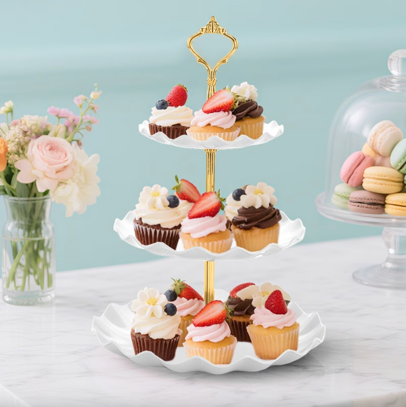 Servéa™ – Elegant Tiered Serving Stand | Lily & Eden