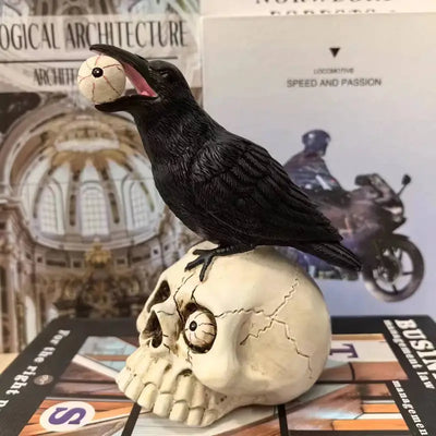 OmenEye™ - Raven Skull Decor