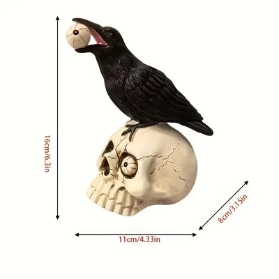 OmenEye™ - Raven Skull Decor