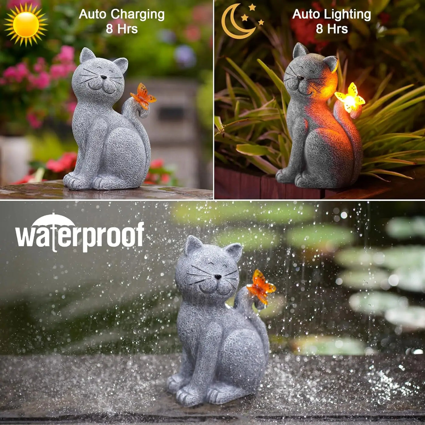 WhiskerGlow™ Solar Cat