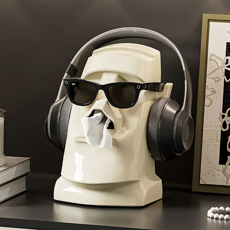 Moai Box™ - Tissue & Storage Accent