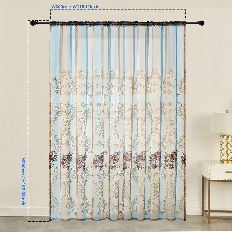 Vintage Jacquard Embroidery Curtain | Lily & Eden