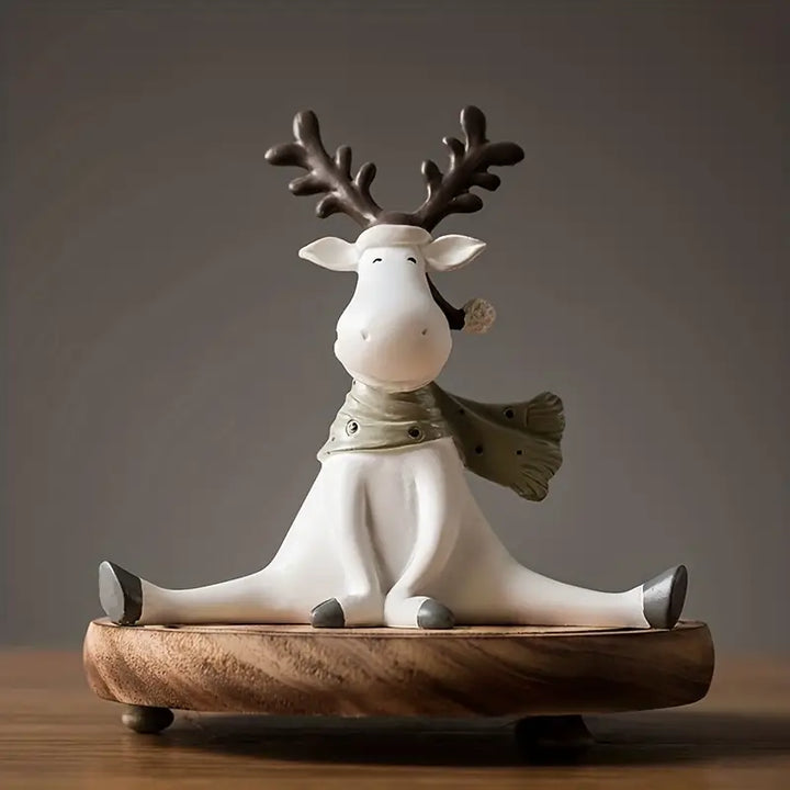 FrostyElk™ - Holiday Reindeer Figurine | Lily & Eden