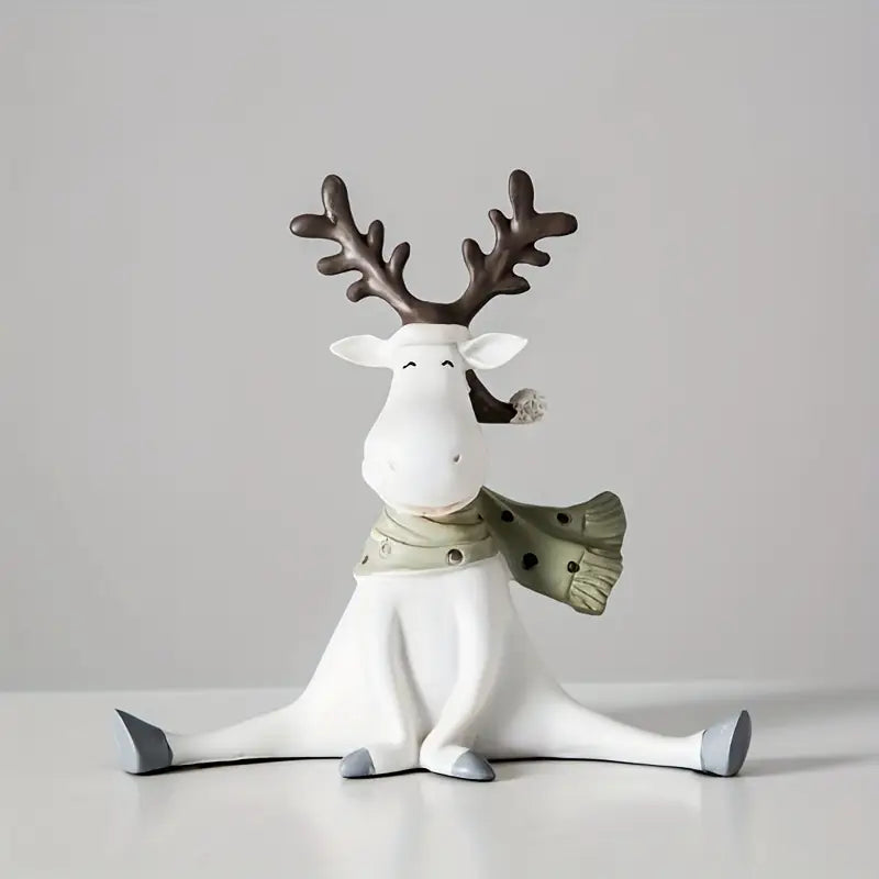 FrostyElk™ - Holiday Reindeer Figurine | Lily & Eden