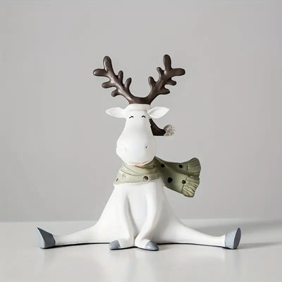 FrostyElk™ - Holiday Reindeer Figurine