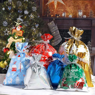 SantaSacks™ - Magical Drawstring Gift Bags