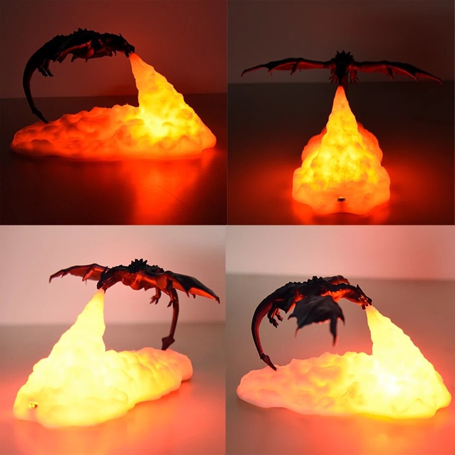 Inferno™ - Fire Breathing Drago Lamp | Lily & Eden