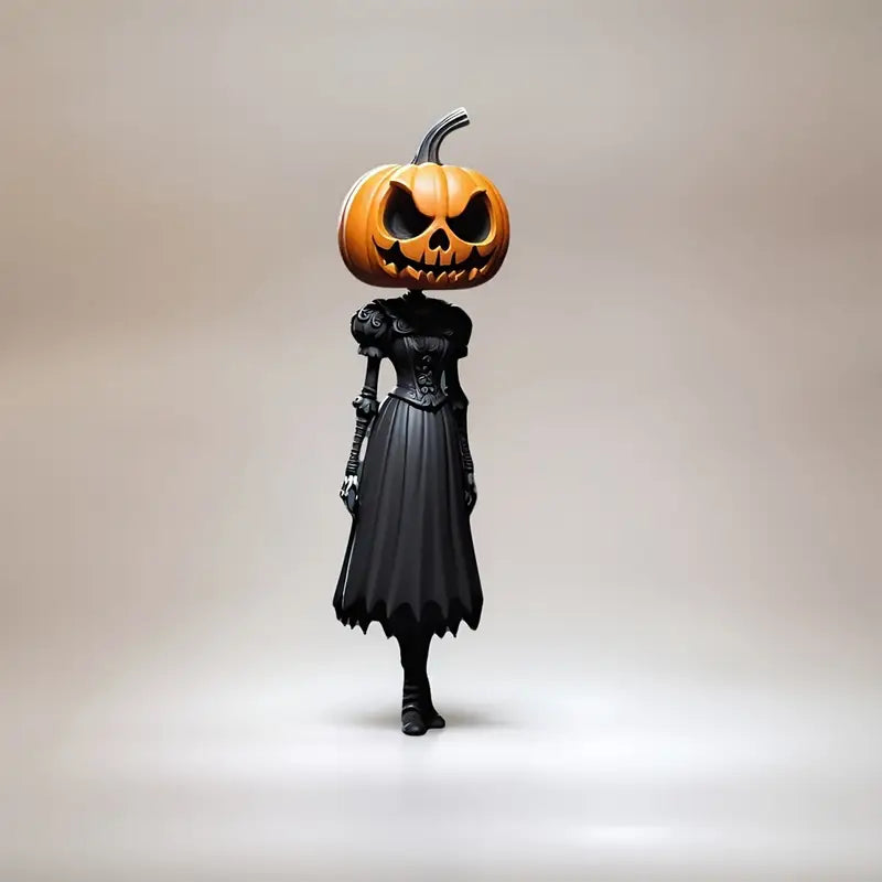 Pumpkira™ – The Midnight Pumpkin Figurine