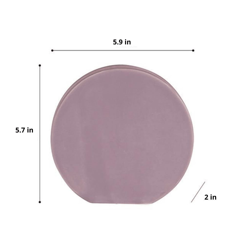 Rose & Lavender Geometric Ceramic Vases Round Thistle | Lily & Eden