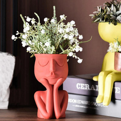 Ceramic Cupping Face Planter - Lily & Eden