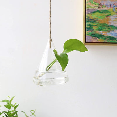 3-Piece Glass Hanging Terrarium Vases - Lily & Eden