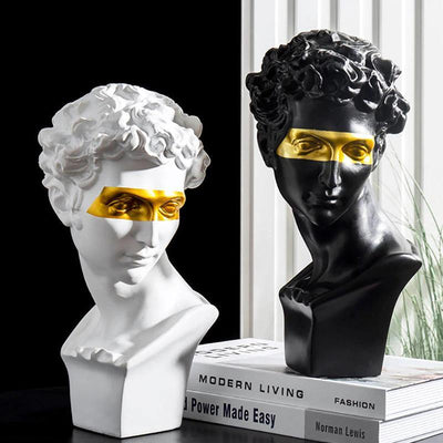 Florentine Gold Accent David Sculpture - Lily & Eden