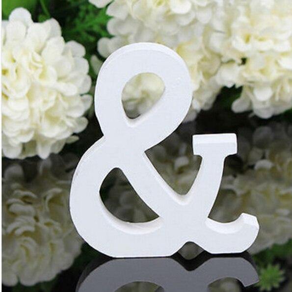 White Freestanding Mountable Wooden Alphabet Letter & | Lily & Eden