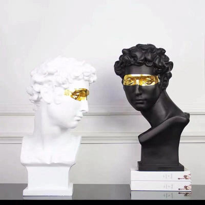 Florentine Gold Accent David Sculpture - Lily & Eden
