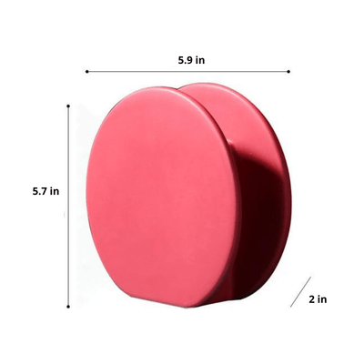 Rose & Lavender Geometric Ceramic Vases Round LightCoral | Lily & Eden