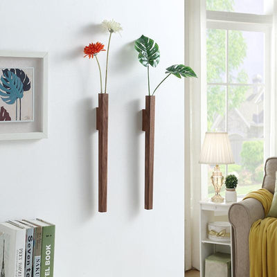 Wooden Wall Point Vase - Lily & Eden