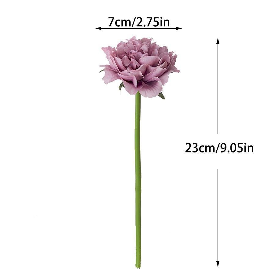 5-Pack Silk Faux Roses Artificial Flowers - Lily & Eden