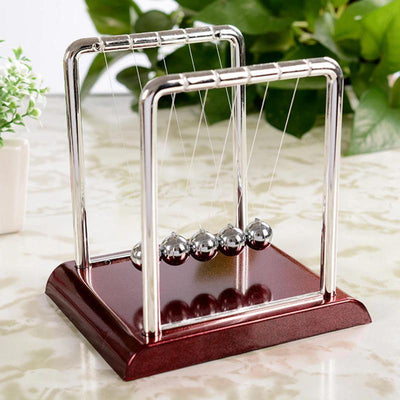 Compact Newton's Cradle Desktop Toy - Lily & Eden