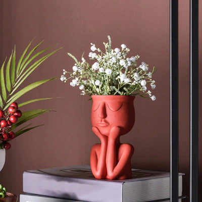 Ceramic Cupping Face Planter - Lily & Eden
