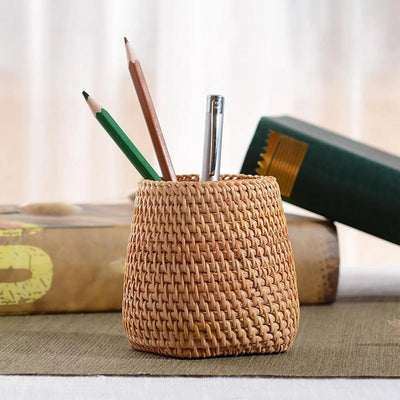 Hand-Woven Wicker Storage Container Basket Square | Lily & Eden