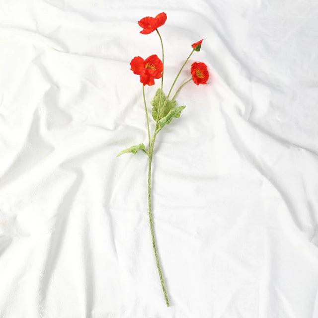 Faux Red Flowers - Lily & Eden