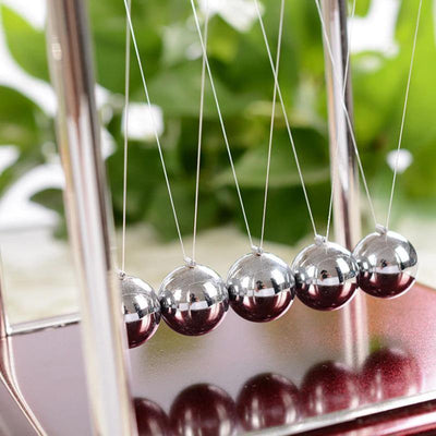Compact Newton's Cradle Desktop Toy - Lily & Eden