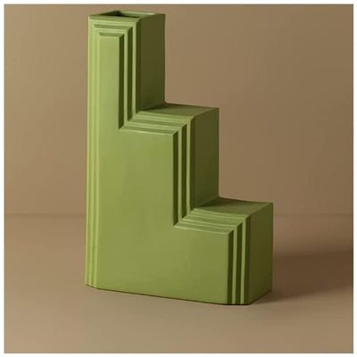 Lego House Ceramic Accent Vase Steps YellowGreen | Lily & Eden