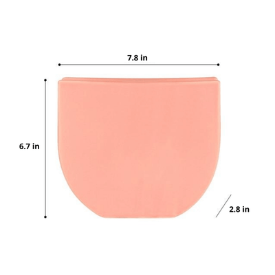 Rose & Lavender Geometric Ceramic Vases Half Moon LightSalmon | Lily & Eden