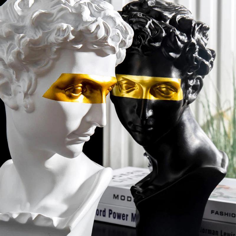 Florentine Gold Accent David Sculpture - Lily & Eden