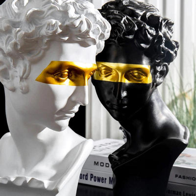 Florentine Gold Accent David Sculpture - Lily & Eden