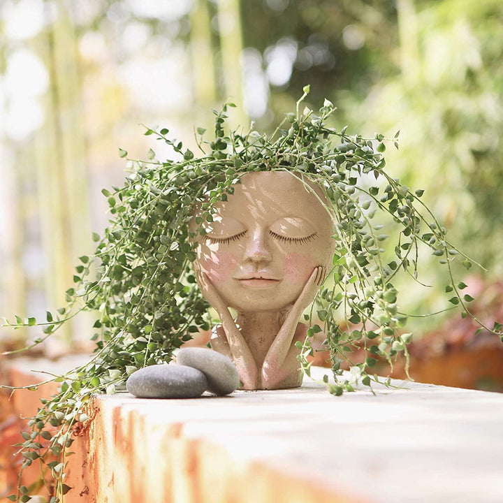 Flushed Face Planter Eyes Closed