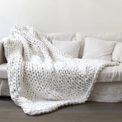 Cozy Chunky Knit Throw Blanket - Lily & Eden