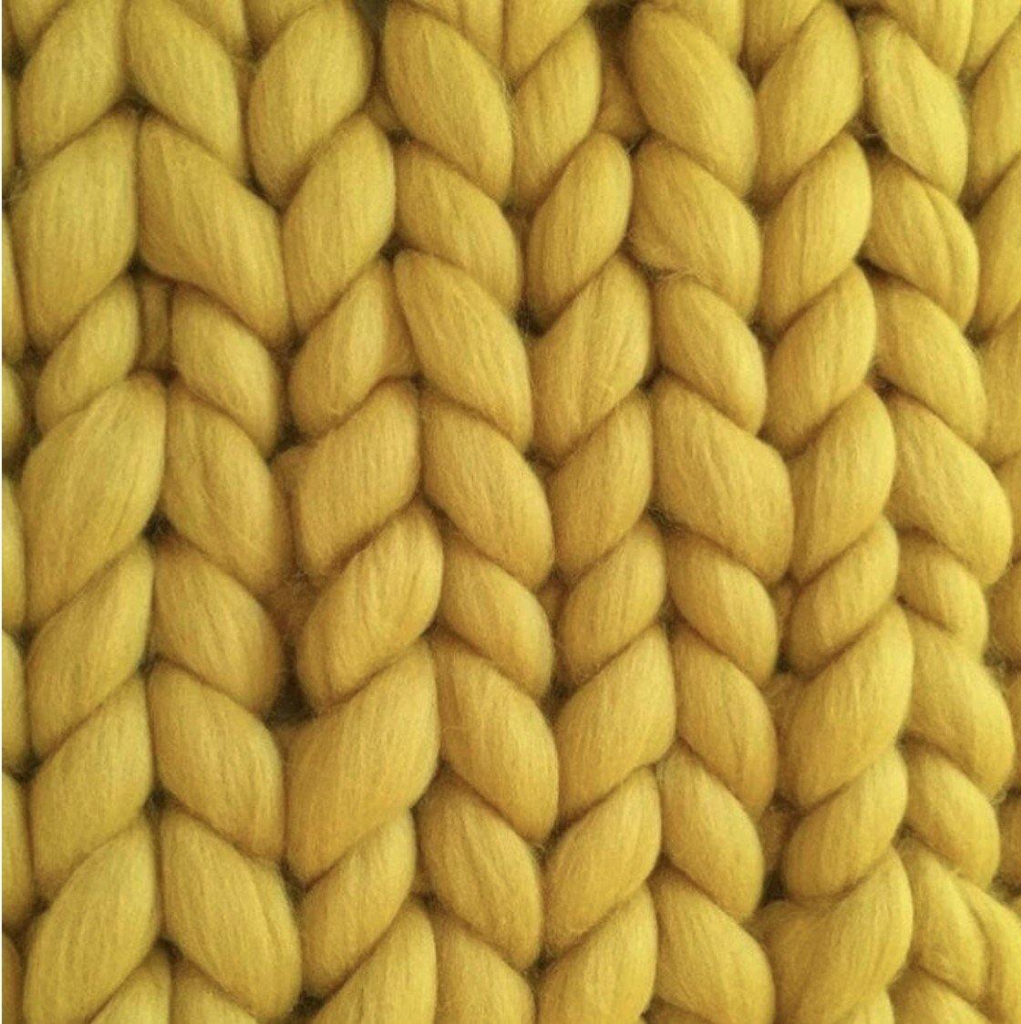 Cozy Chunky Knit Throw Blanket - Lily & Eden
