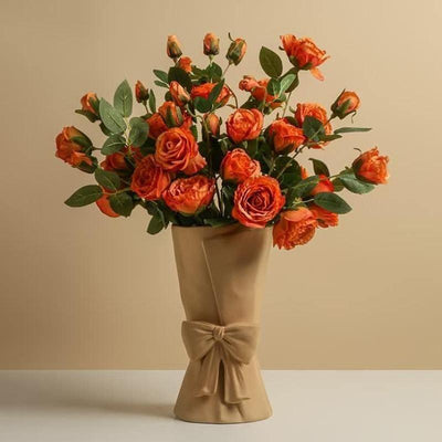 Ceramic Bowknot Vase - Lily & Eden