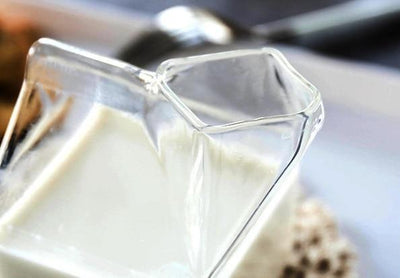 Compact Glass Milk Carton Mug - Lily & Eden