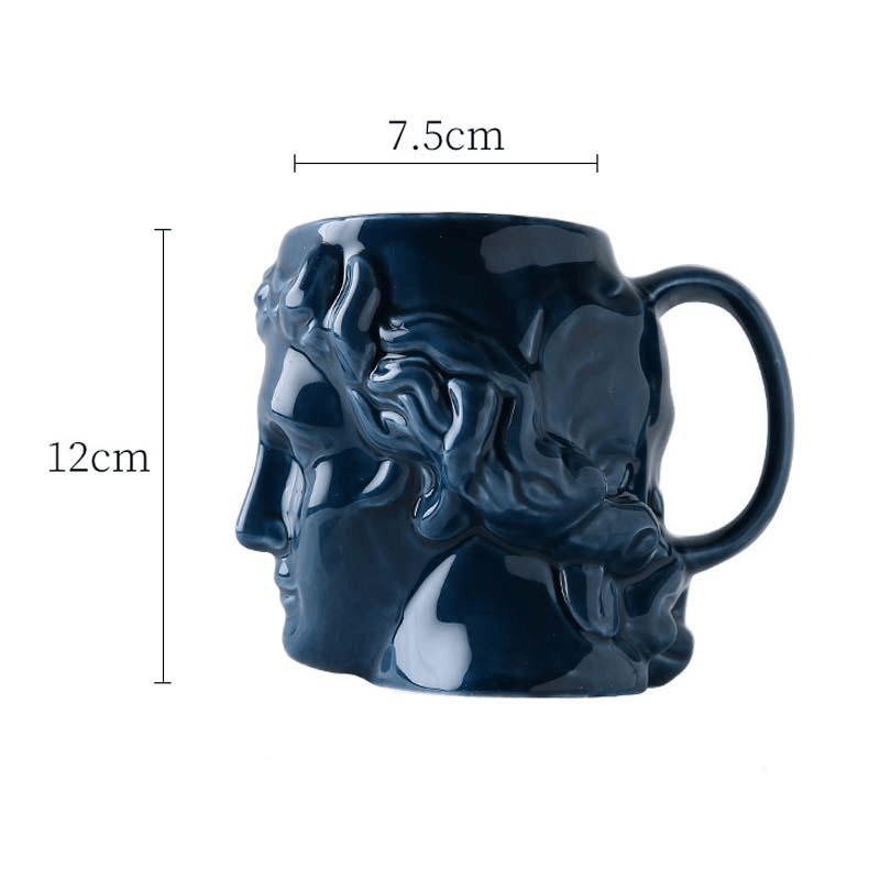 David's Skull Ceramic Porcelain Cup - Lily & Eden