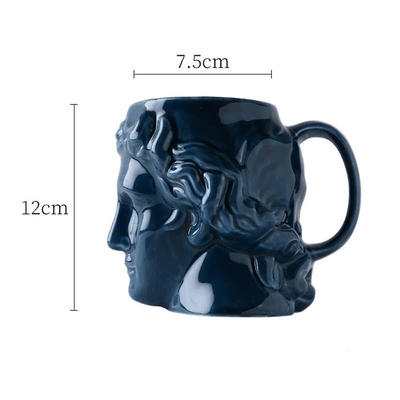 David's Skull Ceramic Porcelain Cup - Lily & Eden