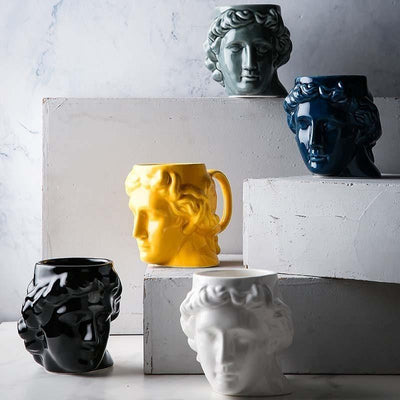 David's Skull Ceramic Porcelain Cup - Lily & Eden