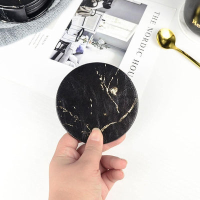 Vegan Leather Coaster Set - Lily & Eden