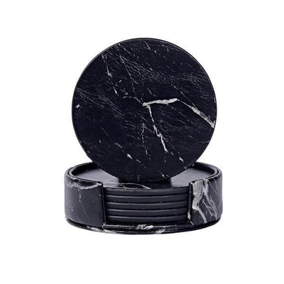 Vegan Leather Coaster Set - Lily & Eden