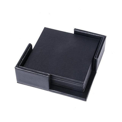Vegan Leather Coaster Set - Lily & Eden