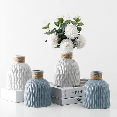 Ceramic Vase with Texture - Lily & Eden